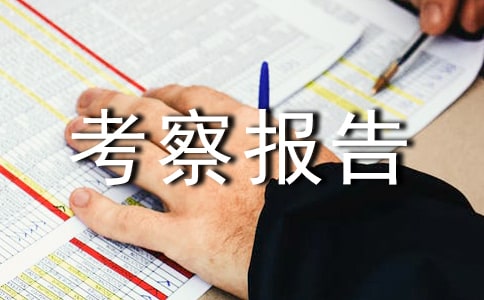 外出干部考察报告范文分享2篇