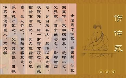 《伤仲永》读后感600字